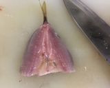 アジの開き方（背開き）作り方8写真