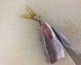 アジの開き方（背開き）作り方9写真