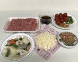 トマトポン酢だれのおからハンバーグ作り方1写真