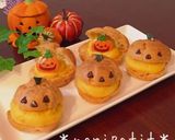 かぼちゃカスタードdeハロウィンシュー♡作り方10写真