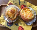 チーズシーチキンパン作り方5写真