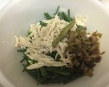小ねぎとササミ、搾菜のサラダ柚子胡椒風味作り方4写真