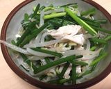 小ねぎとササミ、搾菜のサラダ柚子胡椒風味作り方5写真