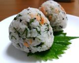 鮭と大葉のごまタップリ混ぜご飯作り方4写真