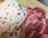 牛肉とレンコンのピリ辛きんぴら作り方1写真