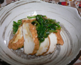 魚河岸あげとほうれん草のわさび漬けあえ作り方3写真