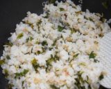 大根葉とじゃこのおにぎり作り方1写真