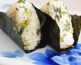 大根葉とじゃこのおにぎり作り方3写真