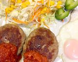簡単でジューシーなチーズ入りハンバーグ作り方4写真