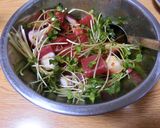 マグロとタコの中華風サラダ作り方2写真