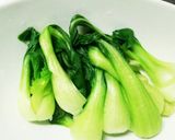 超簡単‼あったかチンゲン菜のホタテ餡！作り方4写真