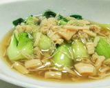 超簡単‼あったかチンゲン菜のホタテ餡！作り方5写真