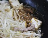 豚肉＋醤油麹＆味噌でもやし厚揚げの炒め物作り方6写真