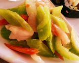 海老とセロリの中華炒め作り方6写真