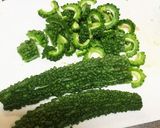 めんつゆでゴーヤ炒め作り方1写真