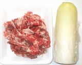 牛肉と大根の韓国風煮物♪簡単味噌だれ作り方1写真