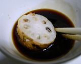 きくらげ入りの蓮根肉詰め米粉揚げ♪作り方8写真