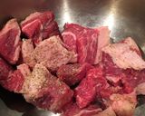【圧力鍋】牛バラ肉の赤ワイントマト煮作り方1写真