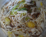 簡単和食♪豆腐と白菜 なめこの白だし煮！作り方4写真