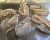 簡単！鶏ハムのチーズ焼き。おつまみに♪作り方2写真