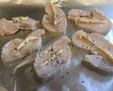 簡単！鶏ハムのチーズ焼き。おつまみに♪作り方3写真