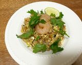 タイ風海老チャーハン☆パクチー乗せ作り方5写真