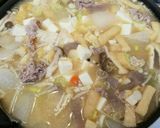 【汁物】秋の味覚凝縮♡具だくさん豚汁作り方7写真