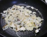 さんまのオイル漬けで和風きのこパスタ作り方2写真