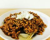 なすともやしのそぼろ和風あんかけ作り方14写真