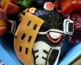 仮面ライダーエグゼイド☆スナイプキャラ弁作り方2写真
