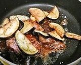 カリッと茄子と牛肉の味噌バター和え作り方12写真