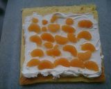 フレッシュみかんのロールケーキ作り方8写真