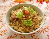 生鮭のあら入り☆スパイシー混ぜご飯作り方2写真