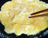 すりおろし魚肉ソーセージ入り！卵焼き⭐作り方4写真