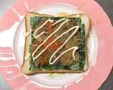 残りものアレンジ♪海苔肉じゃがトースト作り方4写真