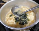 かきたま汁(大根・ワカメ)作り方4写真