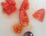 超初期 離乳食用 トマト（皮がペロン）作り方3写真