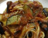 ✳ナスとエリンギの✳トマトソース✳パスタ作り方10写真