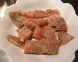 鮭と野菜のクリームチーズ煮作り方1写真