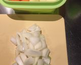 鮭と野菜のクリームチーズ煮作り方2写真