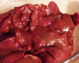 備忘録☆鶏レバー甘辛煮作り方1写真