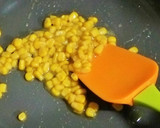 ほうれん草コーン鮭フレークのマヨポン炒め作り方2写真