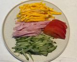 簡単手作りのタレで冷やし中華♩作り方1写真
