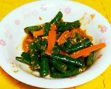 いんげん豆と人参の胡麻和え作り方4写真