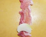 玉ねぎでかさ増し！豚こま肉巻き★とんかつ作り方5写真