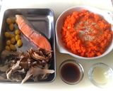 秋鮭の炊き込みご飯作り方3写真