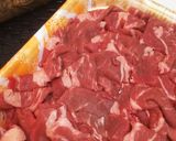 京都のお台所から＊牛蒡と牛の炊き込みご飯作り方1写真