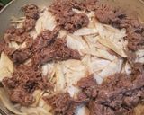 京都のお台所から＊牛蒡と牛の炊き込みご飯作り方4写真