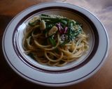 しらすとニラの中華風ペペロンチーノ♪作り方7写真