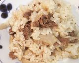 京都のお台所から＊牛蒡と牛の炊き込みご飯作り方6写真